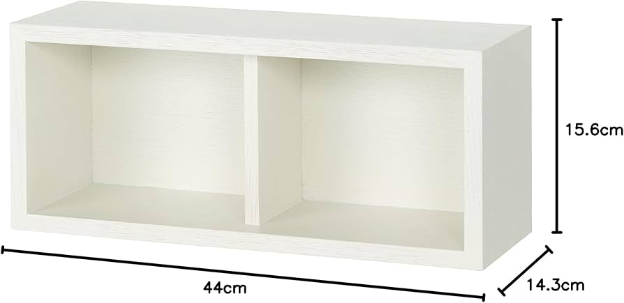 無印良品　壁に付けられる家具　旧式　オーク材　棚　箱 壁に付けられる家具棚 | 無印良品